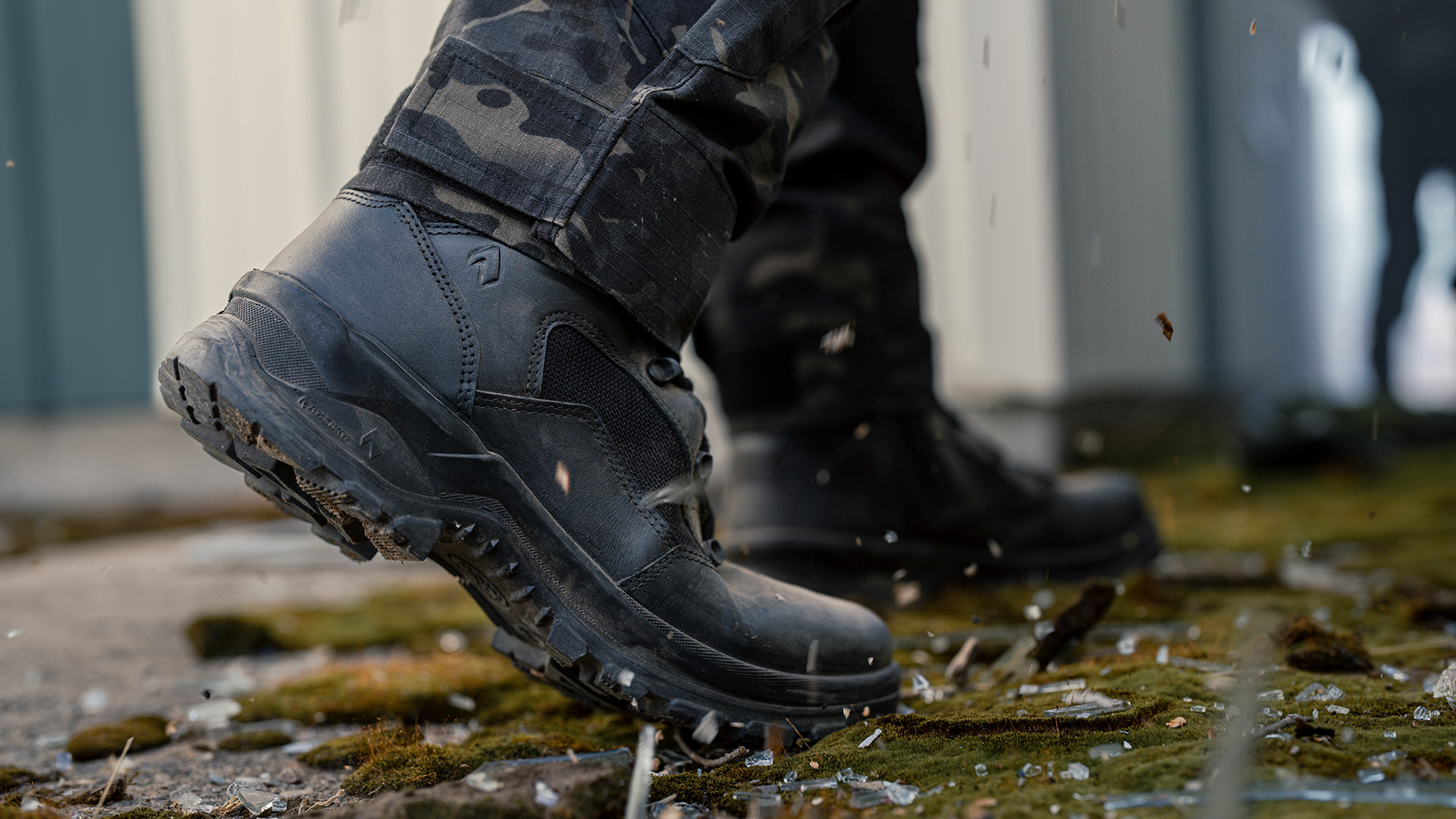 hia_　0716 HAIX Trooper GTX Side Zip | Black Police Boots